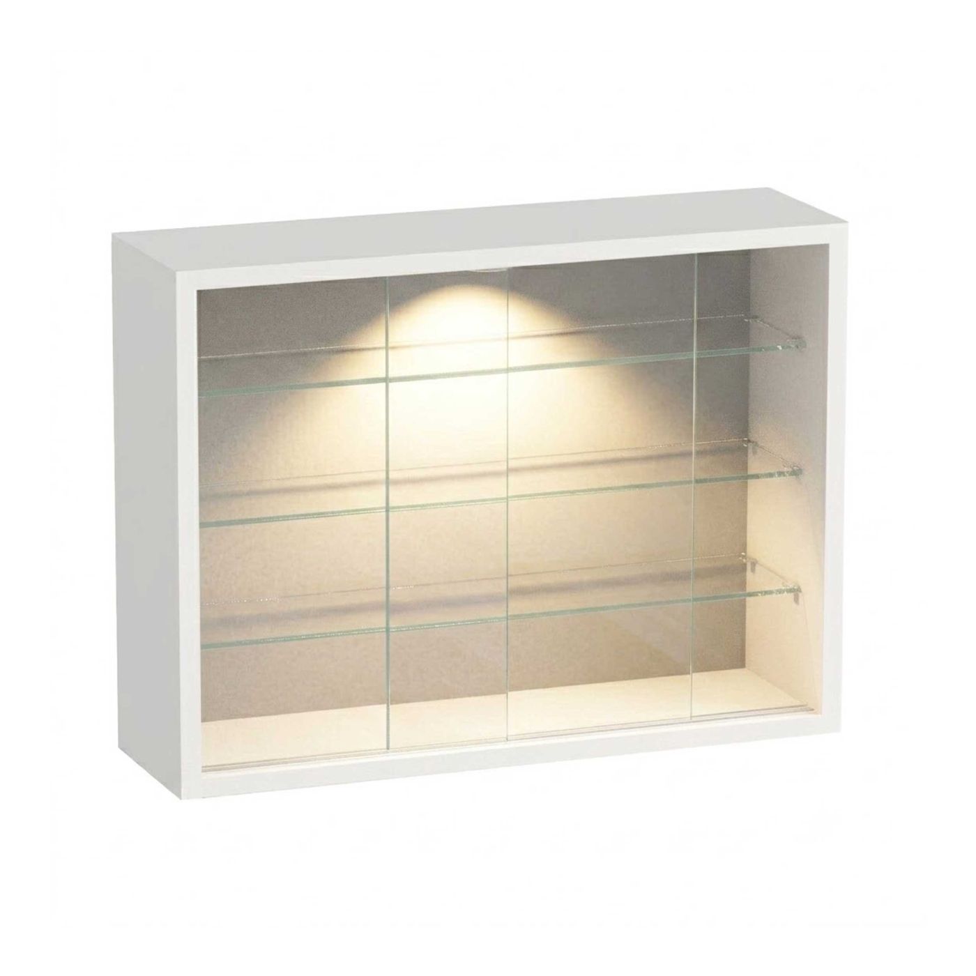 VDD – Vitrine avec verre – Vitrine avec éclairage LED – Petite vitrine – 50 x 12 x 40 cm – Blanc - VDD World FR VDD – Vitrine avec verre – Vitrine avec éclairage LED – Petite vitrine – 50 x 12 x 40 cm – Blanc - VDD World FR