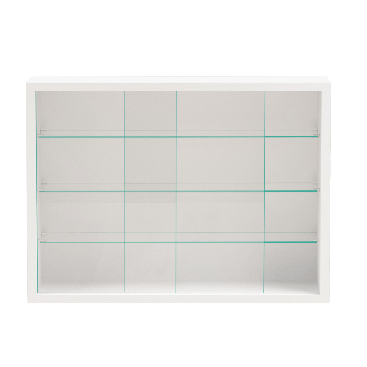 VDD – Vitrine avec verre – Vitrine avec éclairage LED – Petite vitrine – 50 x 12 x 40 cm – Blanc - VDD World FR VDD – Vitrine avec verre – Vitrine avec éclairage LED – Petite vitrine – 50 x 12 x 40 cm – Blanc - VDD World FR