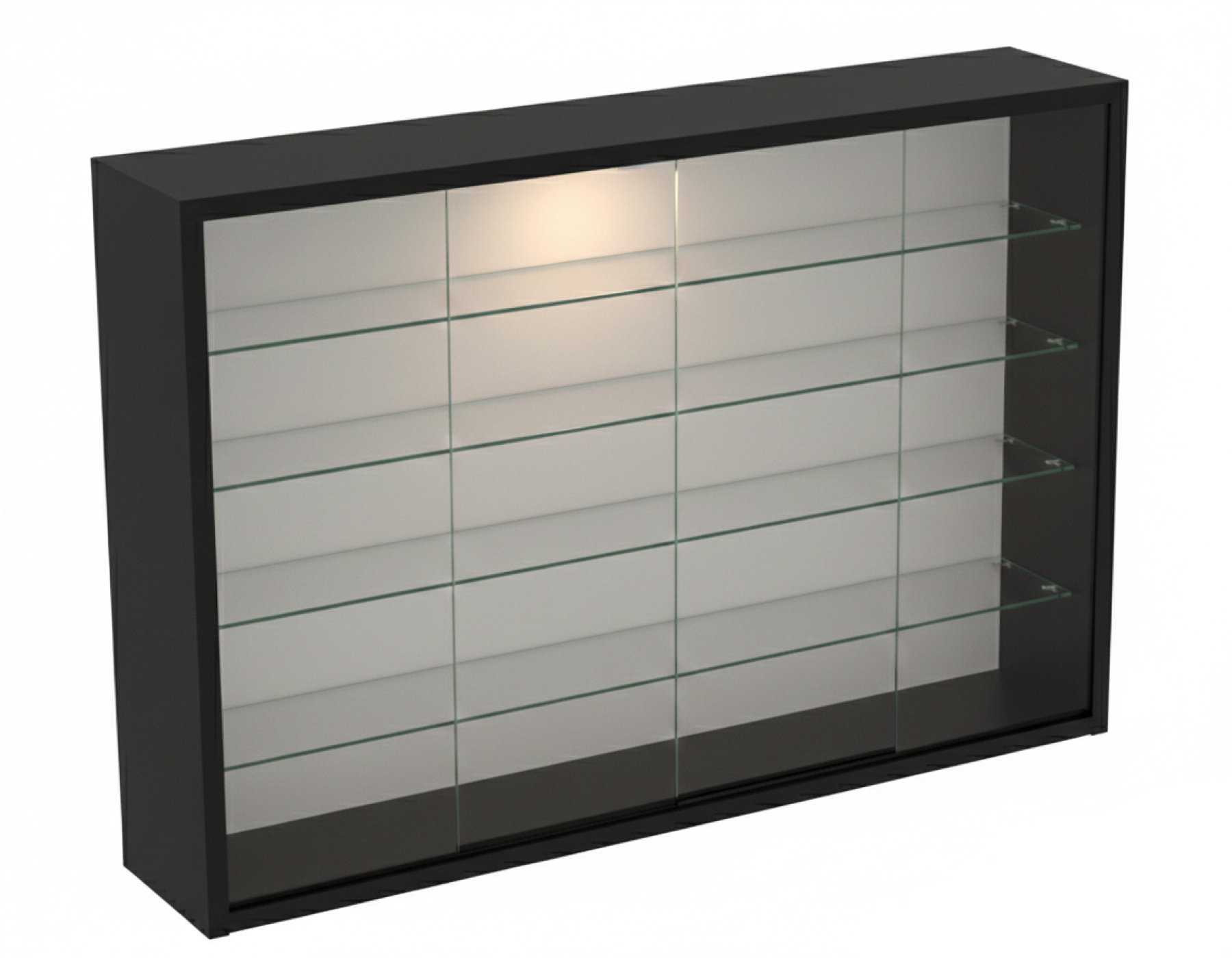 VDD – Vitrine avec verre – Vitrine avec éclairage LED – Petite vitrine – 75 x 14 x 55 cm – Noir - VDD World FR VDD – Vitrine avec verre – Vitrine avec éclairage LED – Petite vitrine – 75 x 14 x 55 cm – Noir - VDD World FR