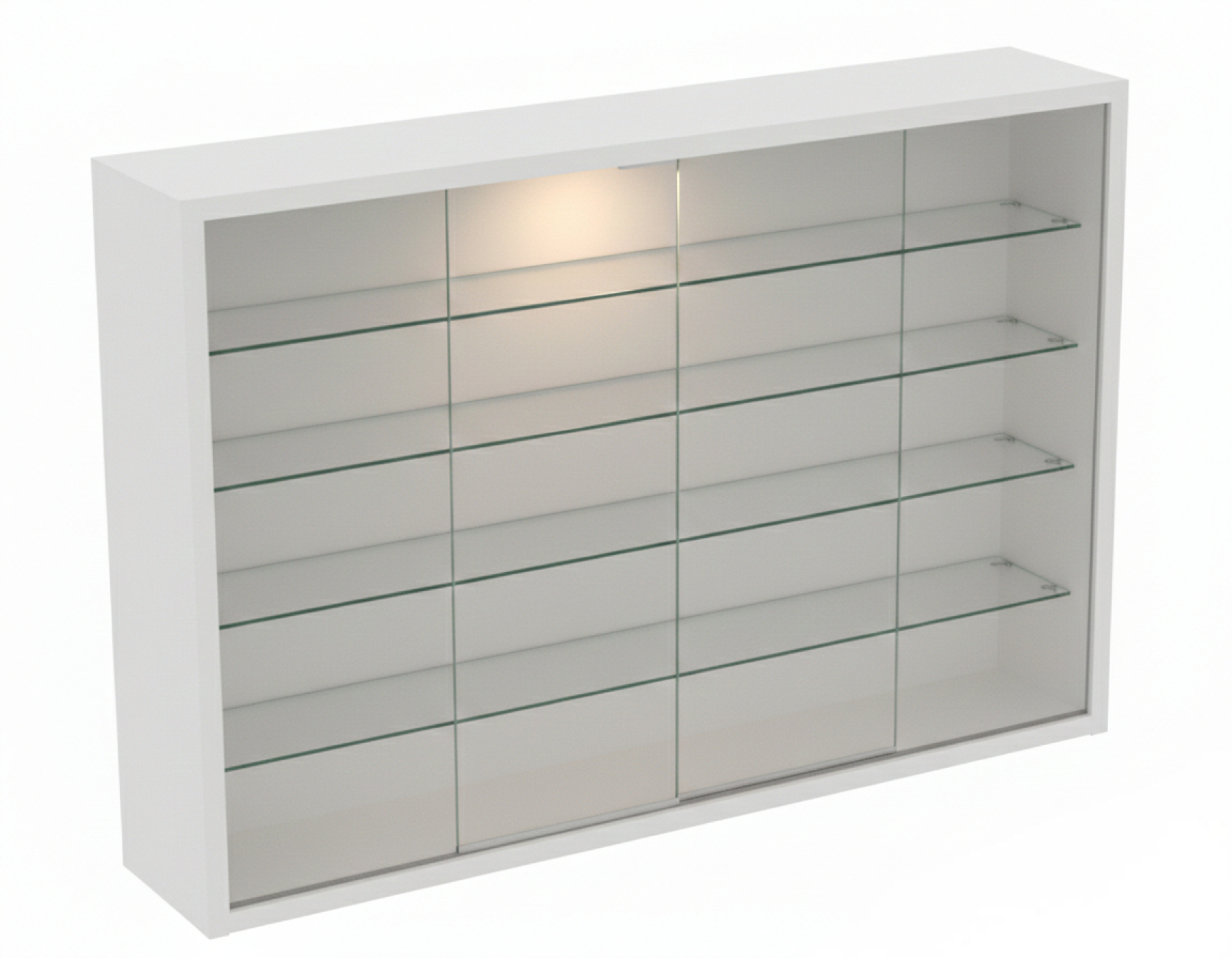 VDD – Vitrine avec verre – Vitrine avec éclairage LED – Petite vitrine – 75 x 14 x 55 cm – Blanc - VDD World FR VDD – Vitrine avec verre – Vitrine avec éclairage LED – Petite vitrine – 75 x 14 x 55 cm – Blanc - VDD World FR