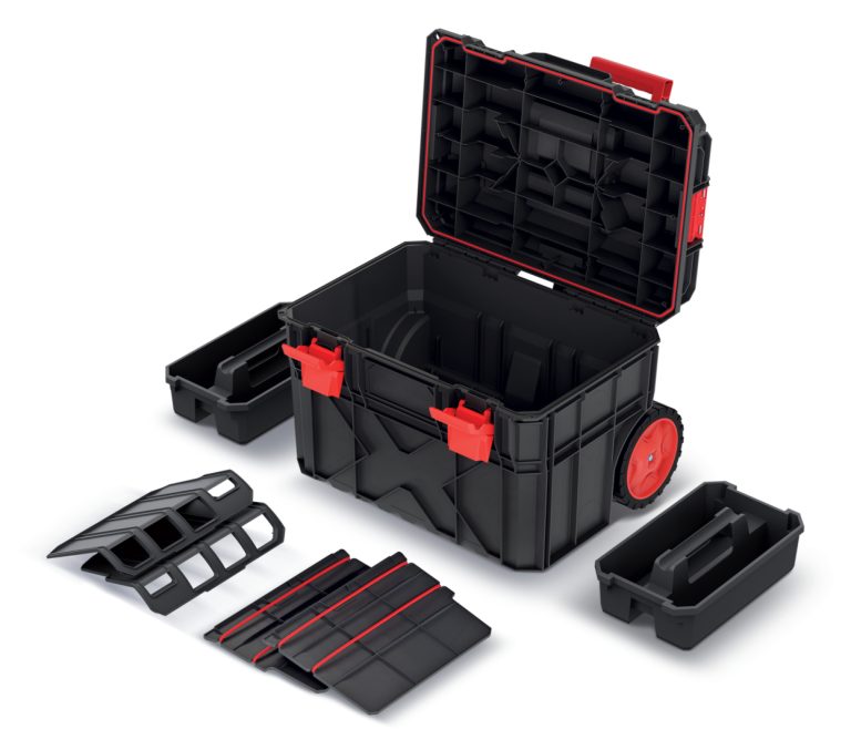 Boîte à outils X-box - boîte sur roues - poignée - limite de 50 kg - image alternative