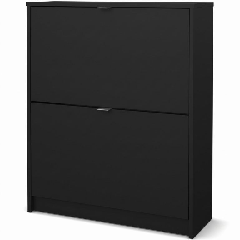 VDD - Armoire à chaussures - Rangement à chaussures - Meuble de rangement - Noir
