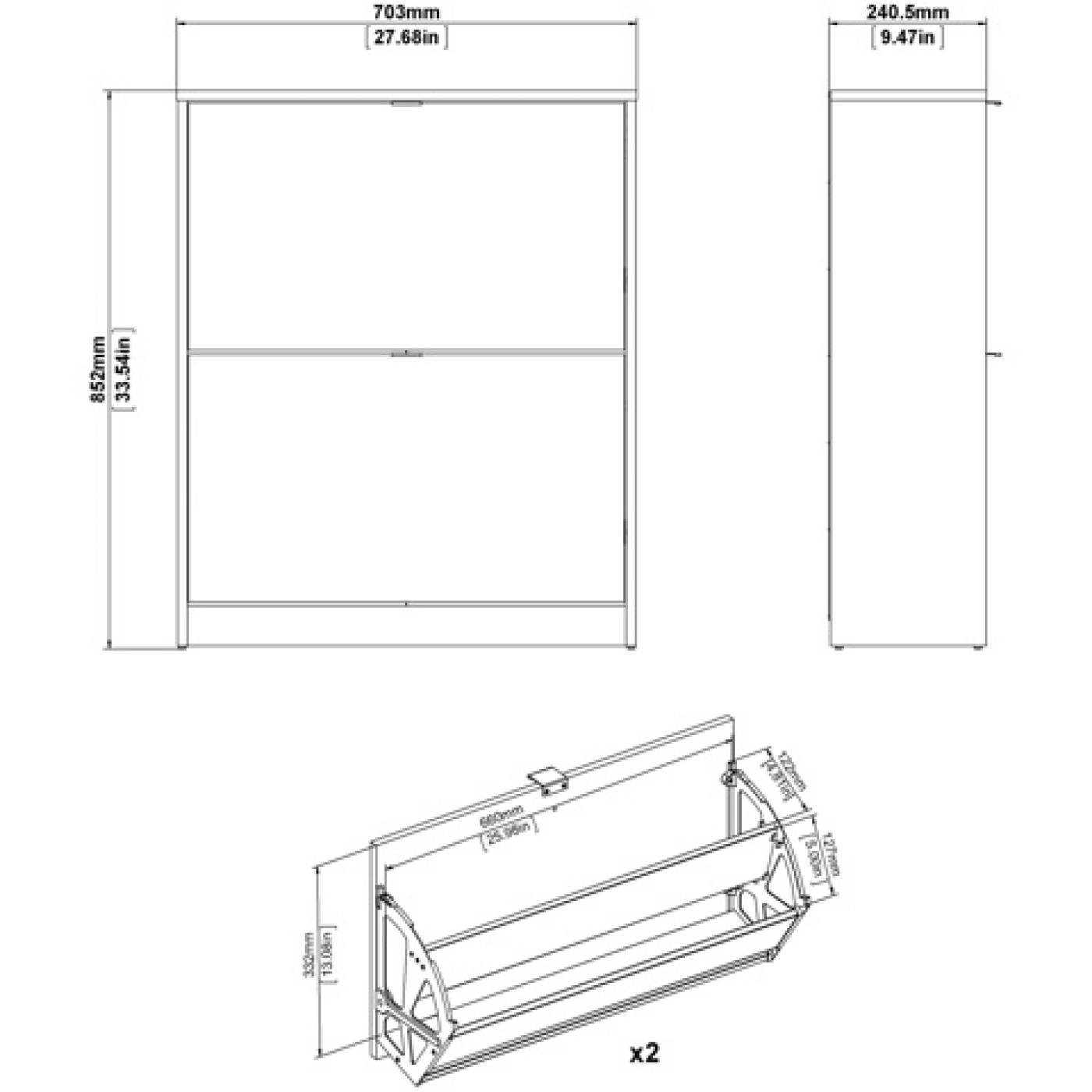VDD - Armoire à chaussures - Rangement à chaussures - Meuble de rangement - Noir - VDD World FR VDD - Armoire à chaussures - Rangement à chaussures - Meuble de rangement - Noir - VDD World FR