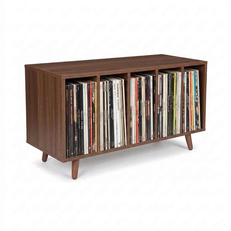VDD - Meuble à vinyles - Meuble à disques - Meuble à compartiments - Buffet - Meuble mural