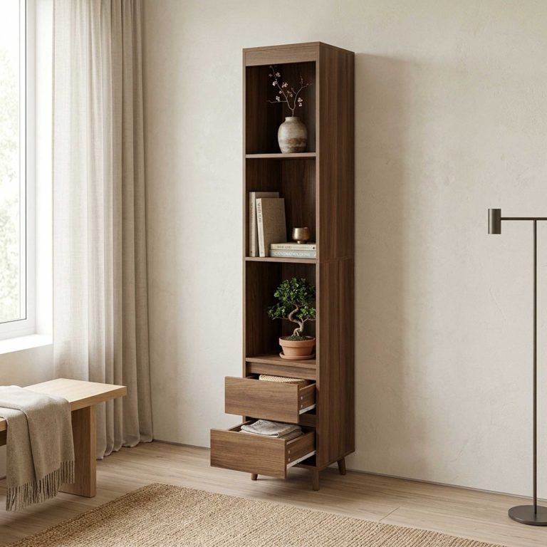 VDD - Armoire murale - Meuble de rangement - Armoire haute - 30 x 33 x 189,5 cm - image alternative