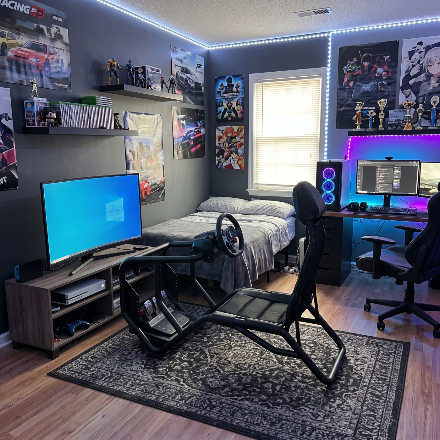 VDD Gaming - Cockpit de simulation de course - Cockpit de simulation de course compact - Noir - VDD World FR VDD Gaming - Cockpit de simulation de course - Cockpit de simulation de course compact - Noir - VDD World FR